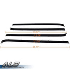Window Sweep Felt Weatherstrip Seal Kit for Chevy GMC Pickup (1981–1991)