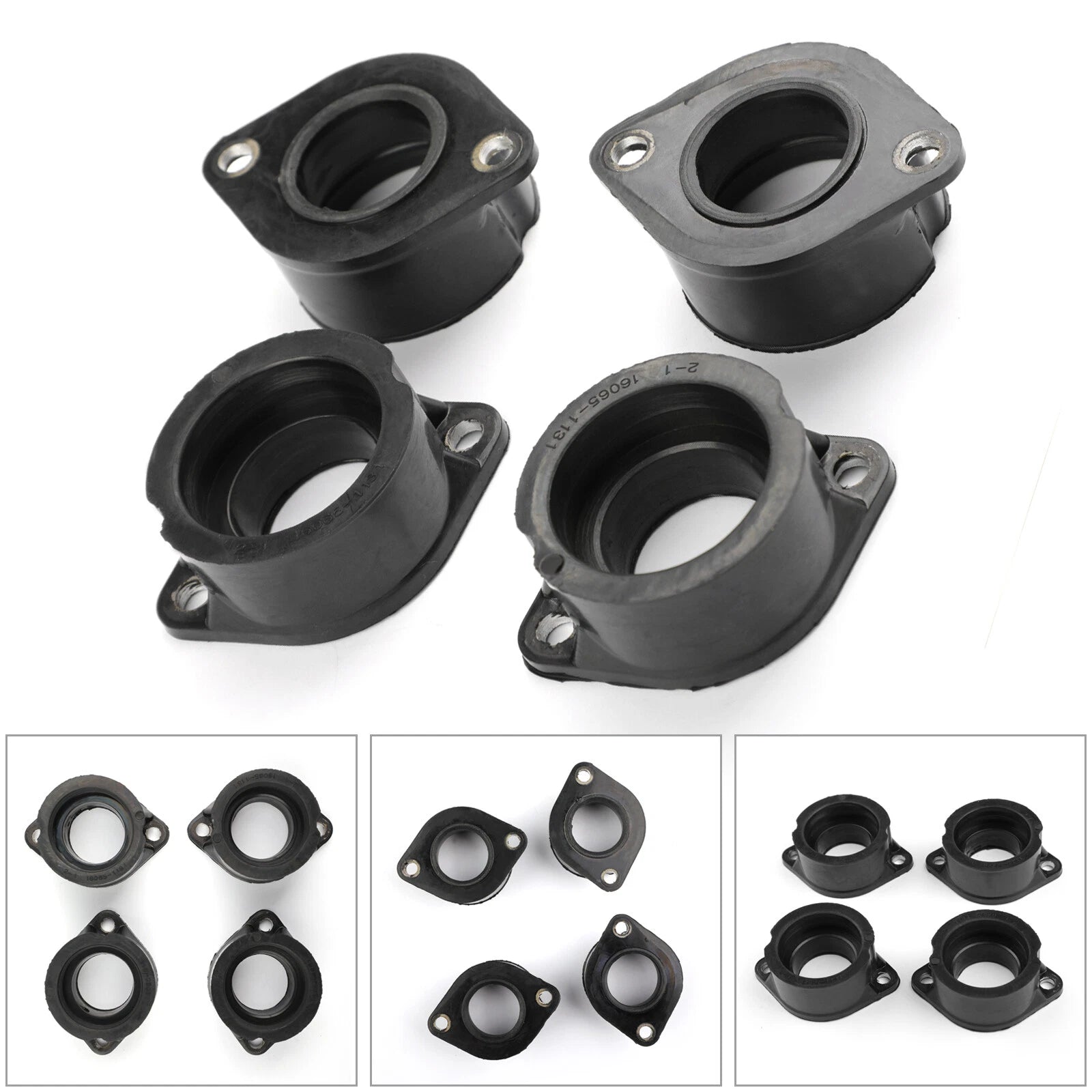 Carburetor Holder Intake Manifold Boot for Kawasaki KZ1000 KZ1100 ZN1100 (1976–1983)