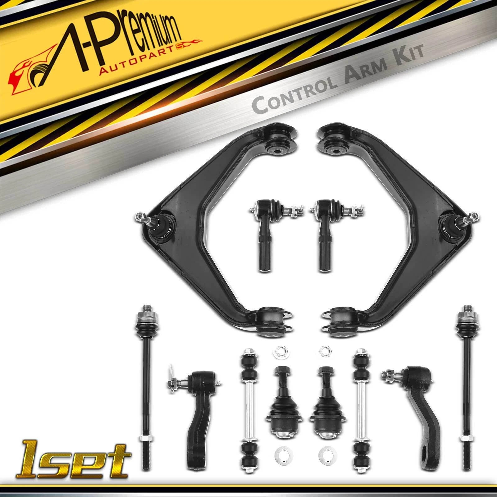 Set of 12 Control Arm Ball Joints for Chevy Silverado 1500 HD (2001–2007)