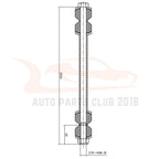 Set of 14 Front Pitman Arm Ball Joints for Dodge Ram 3500 (2000-2002)