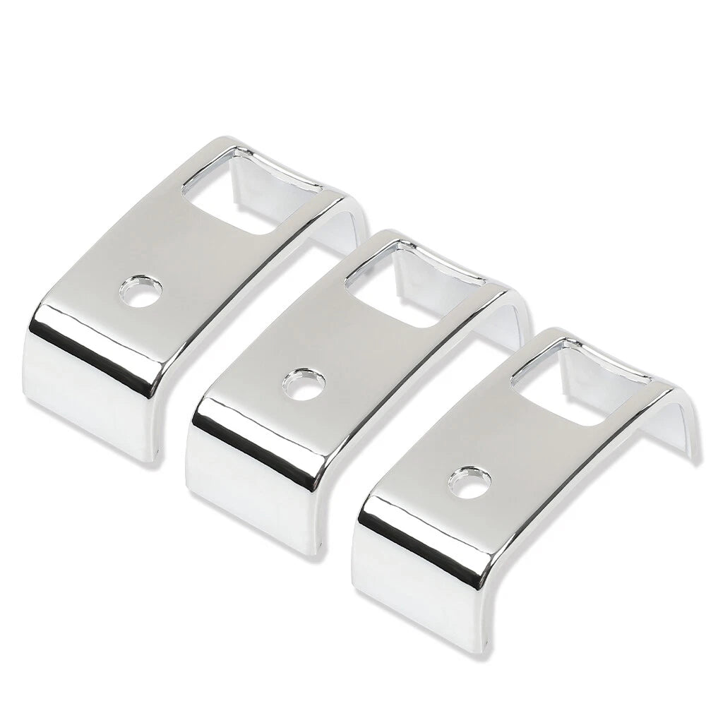 Set of 3 Chrome Rocker Switch Covers for Kenworth W900 T800 T660 C500