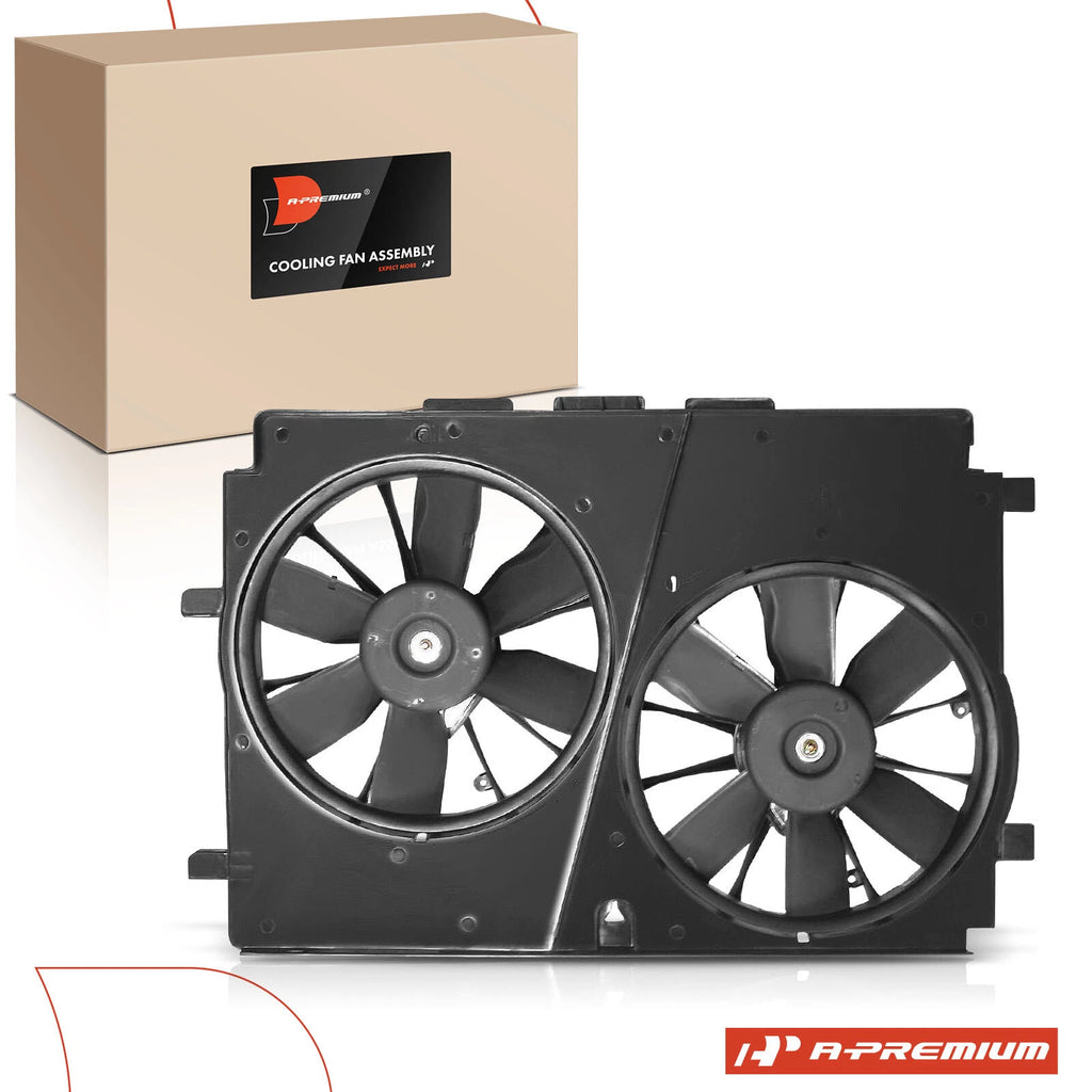 Dual Cooling Fan Assembly with Shroud for Chevy Camaro 1998-2002
