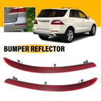 2X Rear Bumper Reflector for Mercedes Benz ML500 ML550 ML63 AMG (2012–2015)