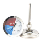 Barbecue Thermometer for Oven and Grill (Stainless Steel, Bimetallic)
