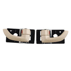 Set of 2 Interior Door Handles for Hyundai Tucson (2005–2009) ABS Beige