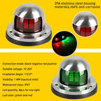 LED Bow Navigation Lights for Skeeter Boat (12V)