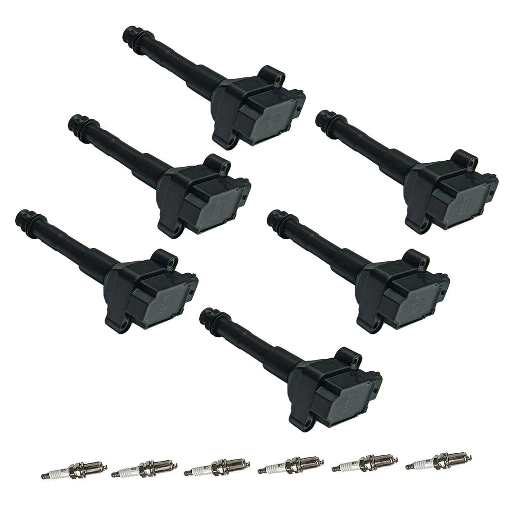 6X Ignition Coil & NGK Platinum Spark Plug for Porsche 911 Boxster (2005–2012)