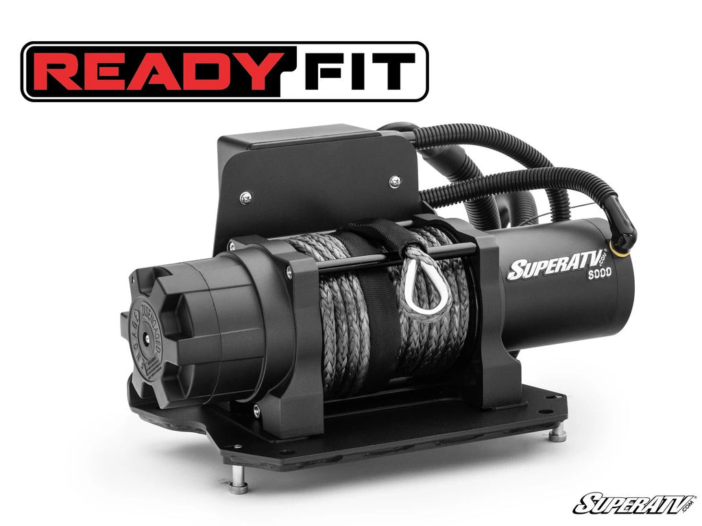 SuperATV 6000lb Ready-Fit Winch for Polaris Ranger XD 1500 (2024+)