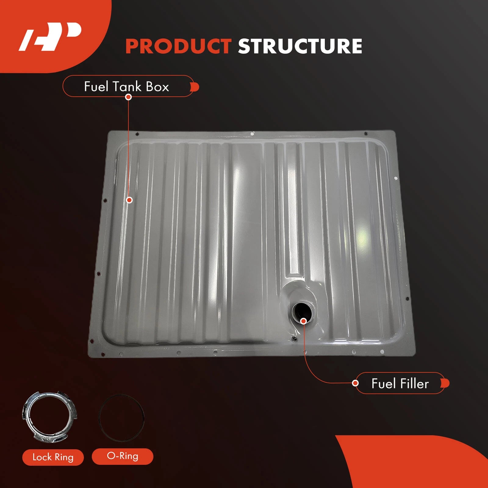 16 Gallon Fuel Tank for Ford Falcon (1960–1965) Mercury Comet (1960–1963)