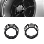 Blk Side Air Outlet Vent Knob Trim for Subaru BRZ, Toyota GR86 (2022-2023)