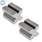 Set of 2 Hardened Steel 90 Degree Angle V-Block and Clamp 1-5/8" x 1-1/4"