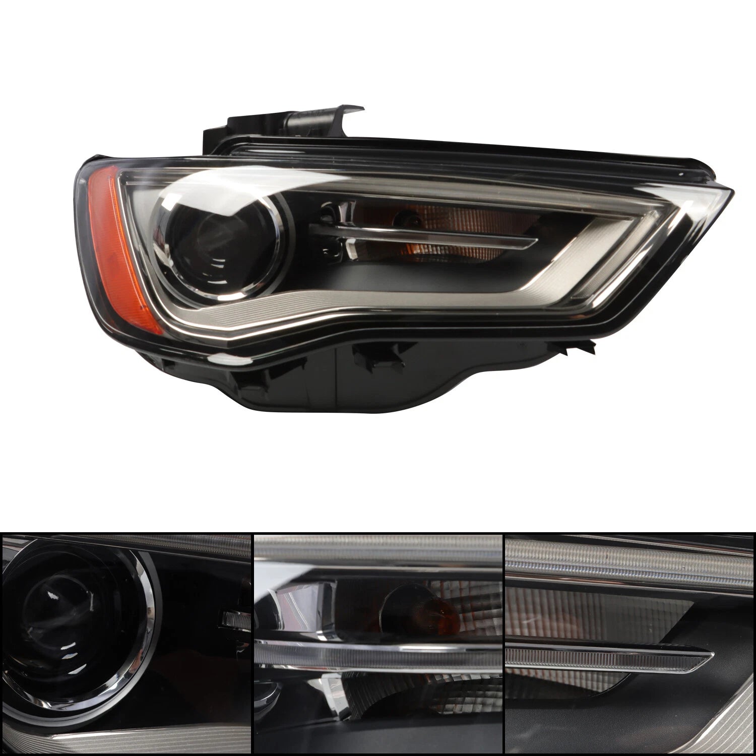 HID/Xenon Headlight for Audi A3 S3 (2015–2016) AU2503191 Right Passenger Side