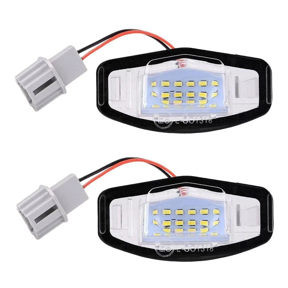 Set of 4 LED White License Plate Lights for Honda Civic (7th–9th Gen)