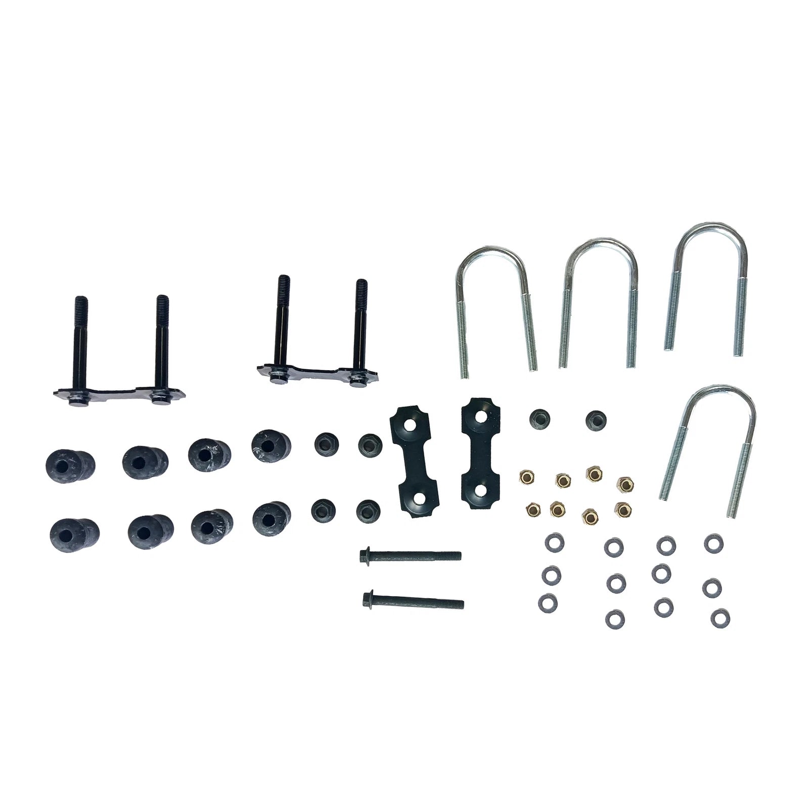 Leaf Spring Mounting Shackles U-Bolts Kit for Ford Mustang (1967-1973)