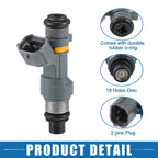 Set of 4 Fuel Injectors No. 16600EN200 for Nissan Qashqai 2.0 (2007–2013)
