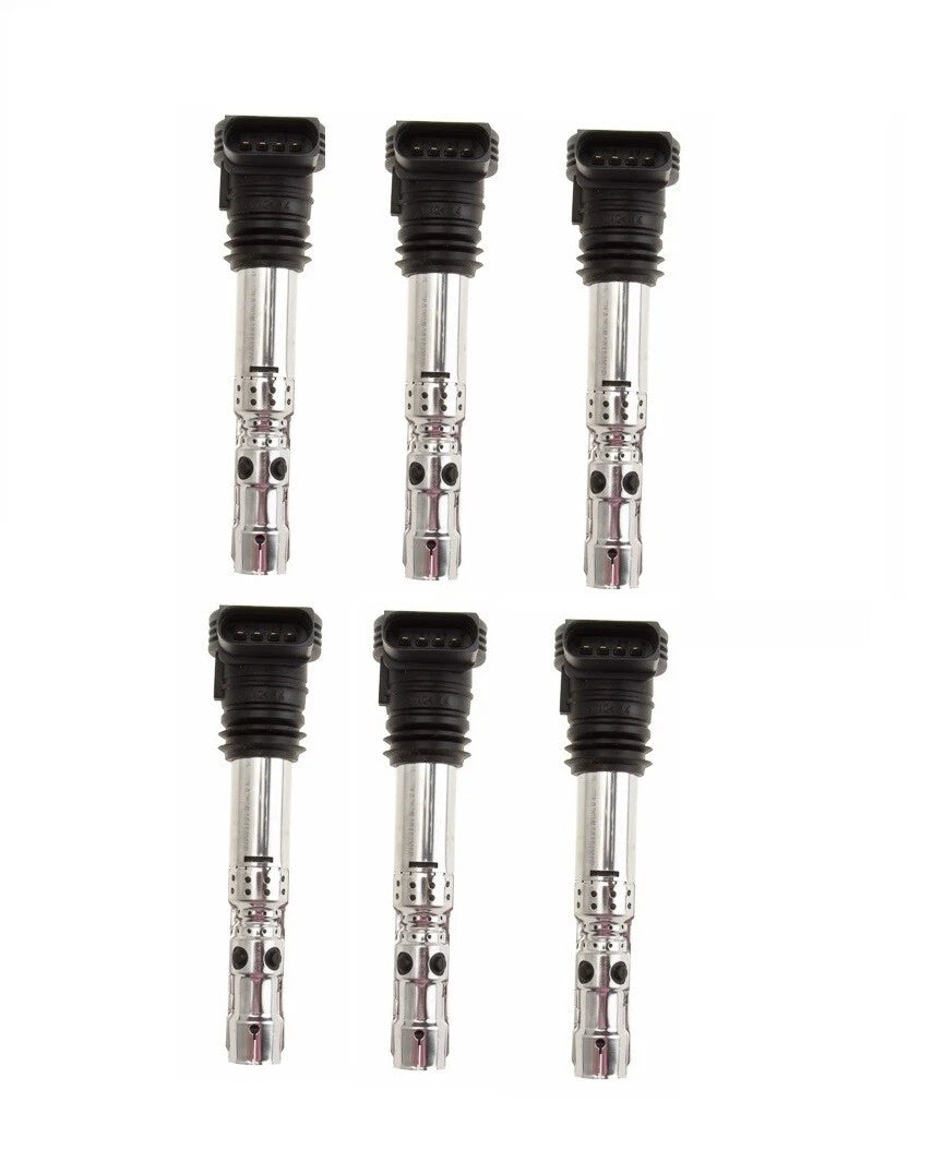 Set of 6 Ignition Coils for Audi A6 Quattro 2.7L Bosch
