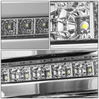 LED DRL Chrome Amber Side Headlight Lamps for Silverado 1500 (2014–2015)
