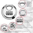 Gooseneck Trailer Lock for RVs and Livestock Haulers (Fits Most Trailers)