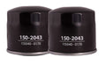 Set of 2 Engine Oil Filters for Acura Honda Hyundai Kia Subaru Toyota