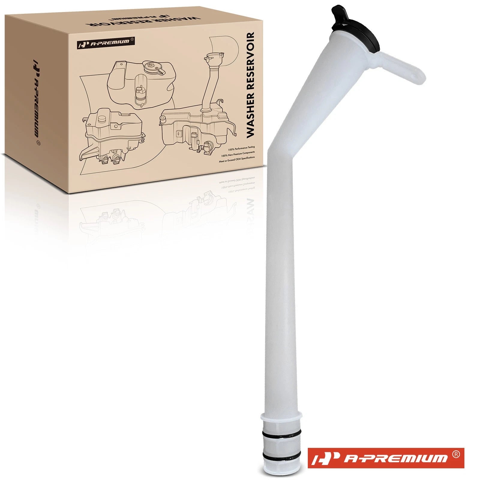 Windshield Washer Reservoir Filler Neck with Cap for Chevy Trailblazer (2002–2009)