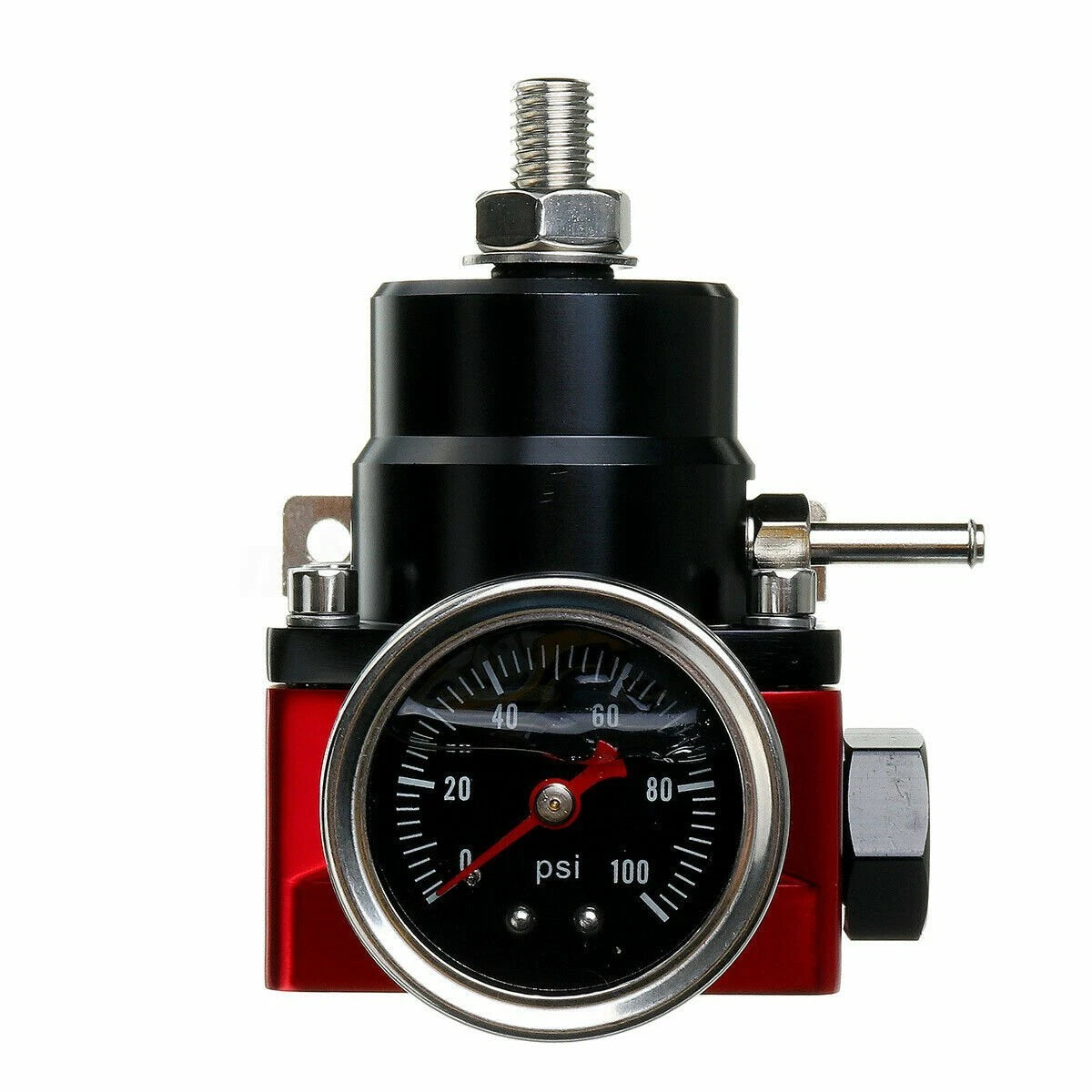 Adjustable Fuel Pressure Regulator Kit with 0-100psi Gauge -6AN for Universal