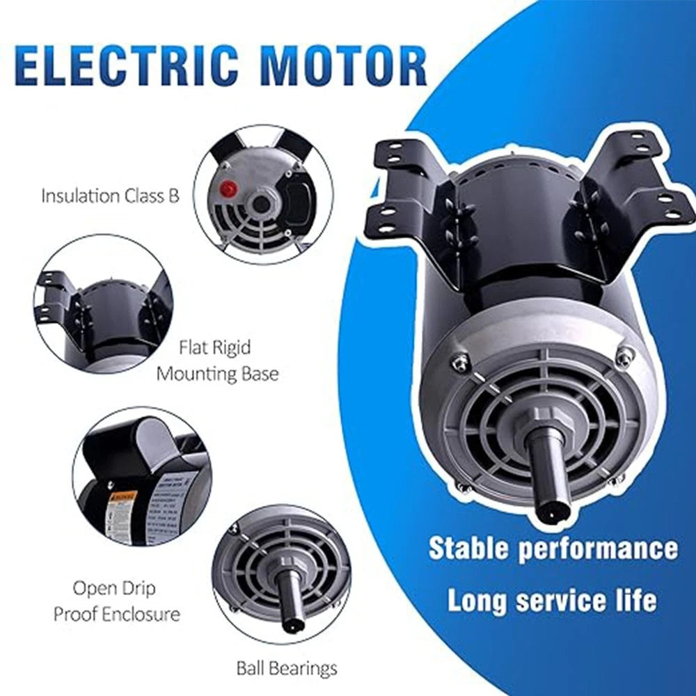 Air Compressor Motor 5HP 230V for Ingersoll Rand (54421193, 23220064)