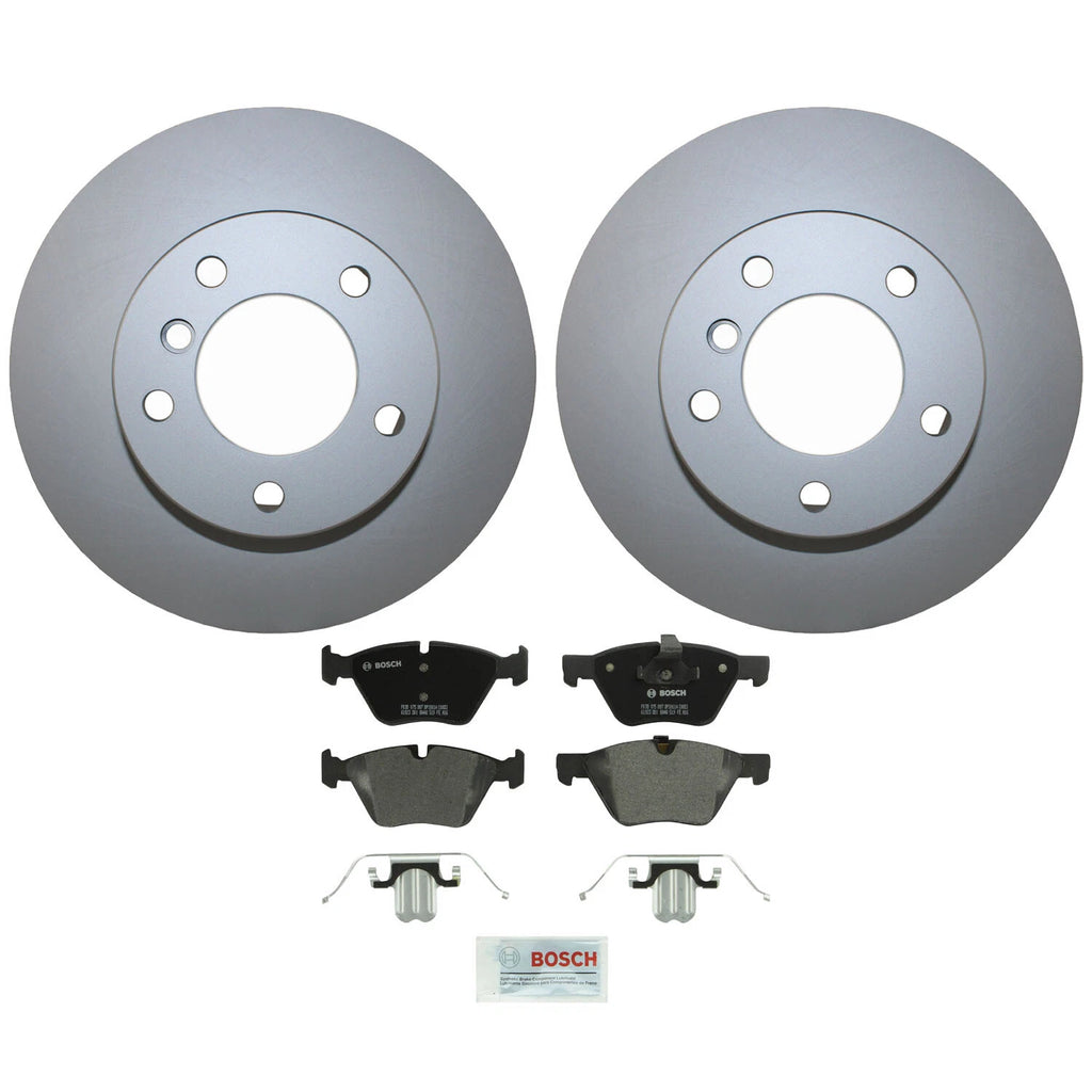 Front Brake Kit 300mm Disc Rotors & Semi-Metallic Pads for BMW E82 E88 (2008–2013)