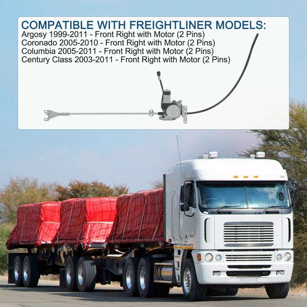 Power Window Regulator with Motor for Freightliner Century Class (1996-2007)