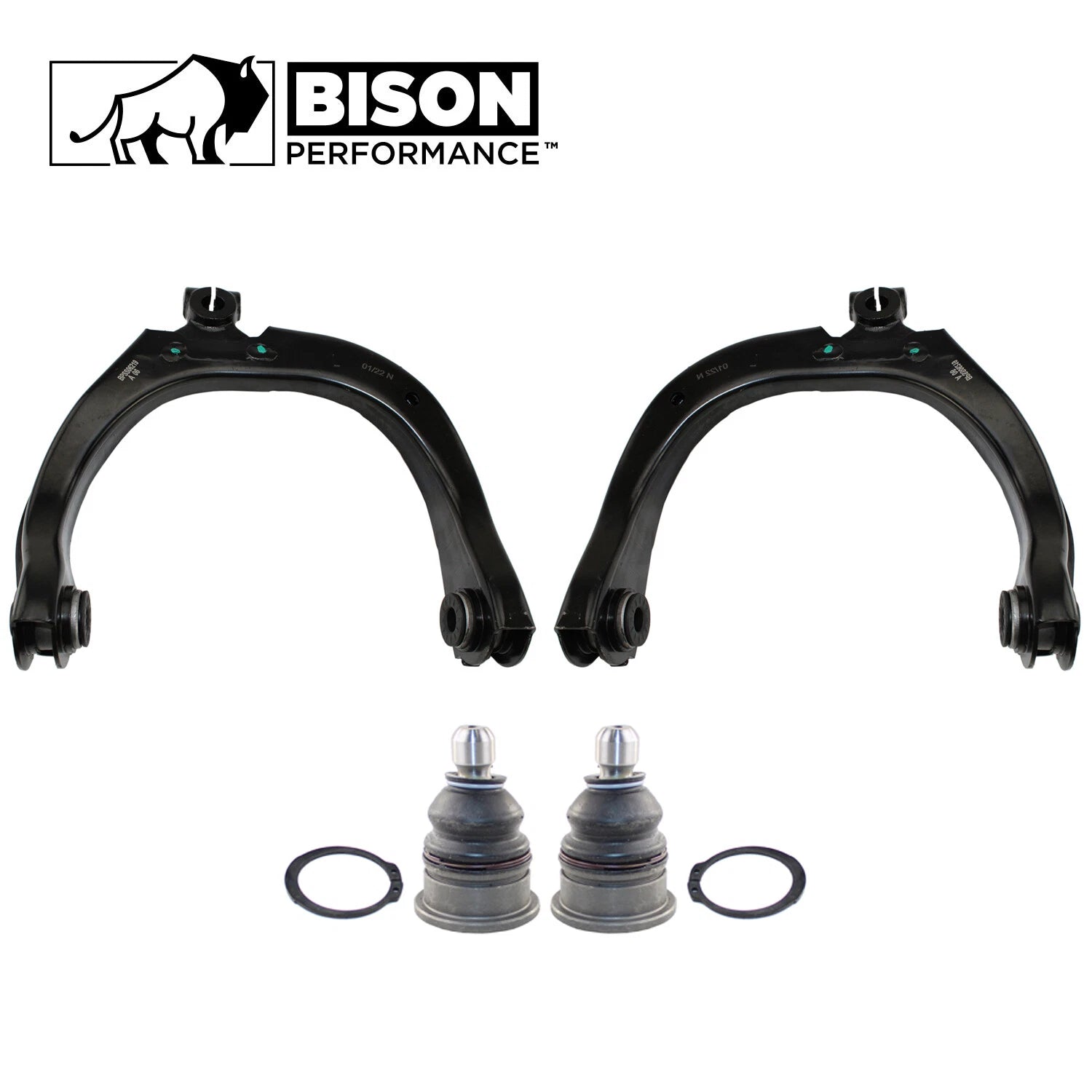 4pc Front Upper Control Arm Ball Joint Kit for Buick Chevy GMC