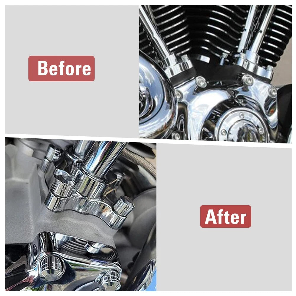 10x Engine Bolt Topper Caps for Harley Dyna Softail (Fits 11mm-14.6mm)