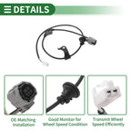 ABS Wheel Speed Sensor No. 8951652090 for Toyota Yaris (2007–2010)