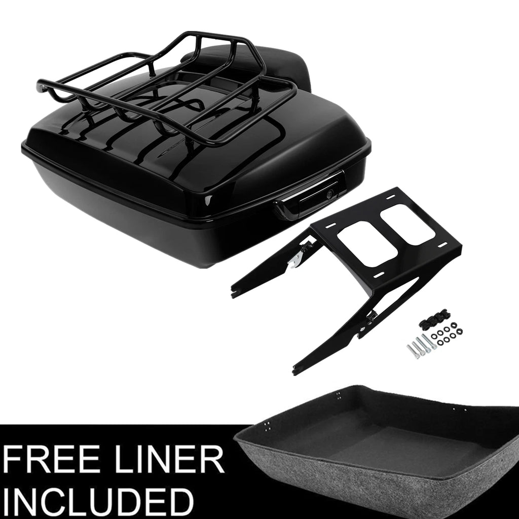Chopped Trunk Rack for Harley Sport Glide FLSB (2018–Present) Black