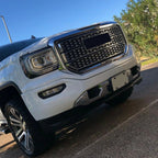 Front Bumper Skid Plate Protective Armor Chrome for GMC Sierra 1500 (2016–2019)