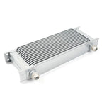 15 Row Aluminum Engine Transmission Oil Cooler Kit with 10AN Hose Fittings