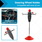 Steering Wheel Holder Stand Tool for Car Truck Van (Universal Fit)