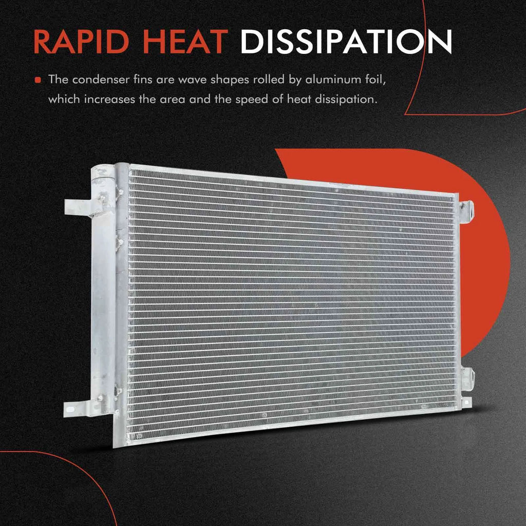 A/C Condenser with Receiver Drier & Bracket for Buick Encore GX (2020-2023)