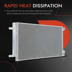 A/C Condenser with Receiver Drier & Bracket for Buick Encore GX (2020-2023)