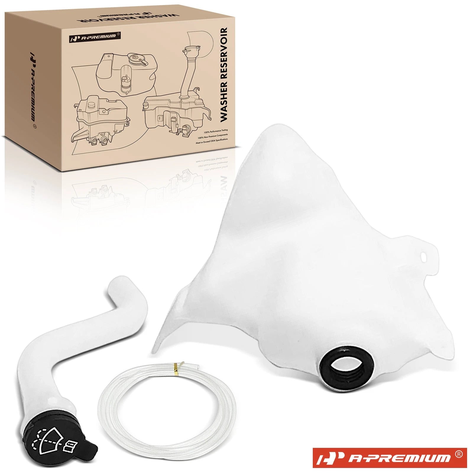 Windshield Washer Reservoir with Cap for Chevy Orlando (2012–2014)