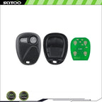 2Pcs Remote Key Fob for Chevrolet Tahoe (1996–2000) ABO1502T