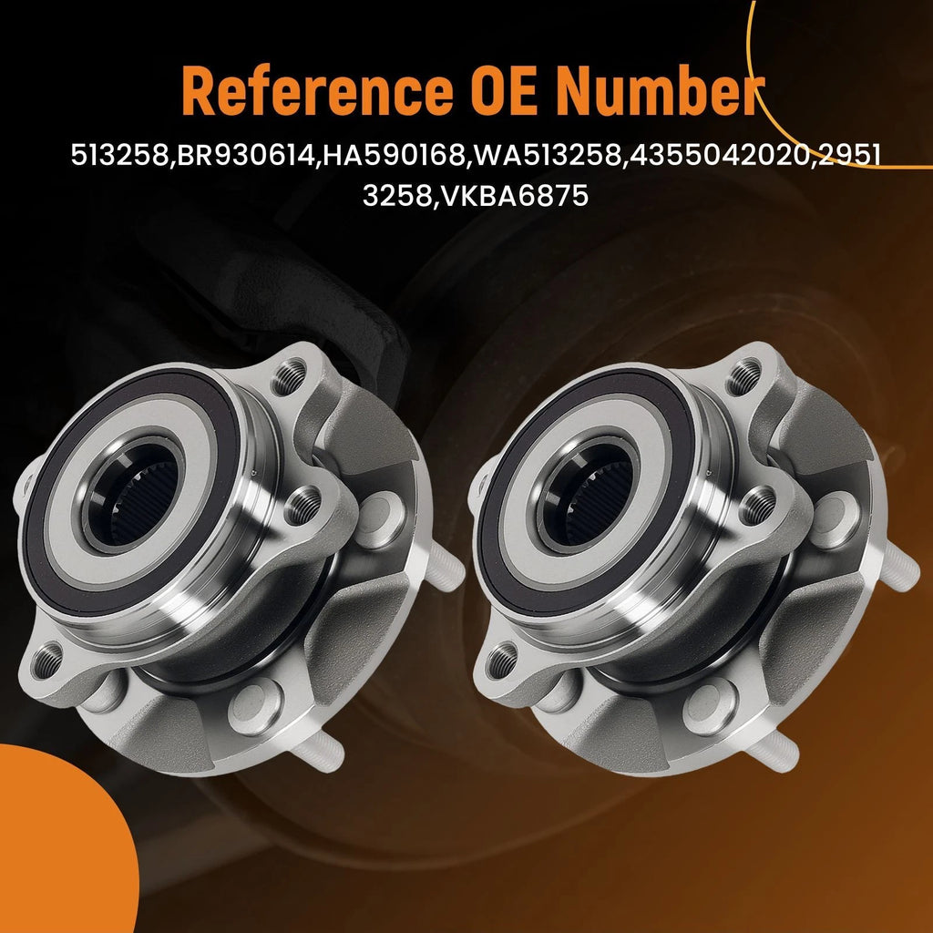 Front LH RH Wheel Hub Assembly for Scion tC (2011–2016) 513258 4355042020