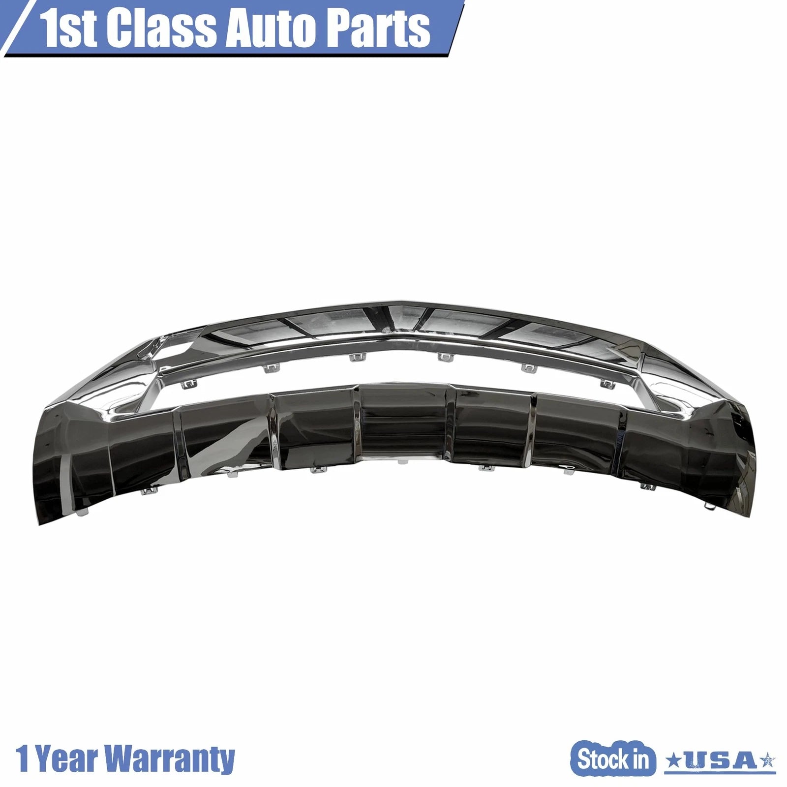 Front Lower Chrome Air Dam Deflector for Mercedes ML Class (2012-2015)