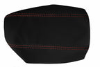 Console Lid Armrest Cover for Honda Civic (2006–2011) Carbon Fiber Red Stitch