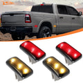 Set of 4 Smoked LED Fender Side Marker Lights for Dodge RAM 2500 3500 (2010–2018)