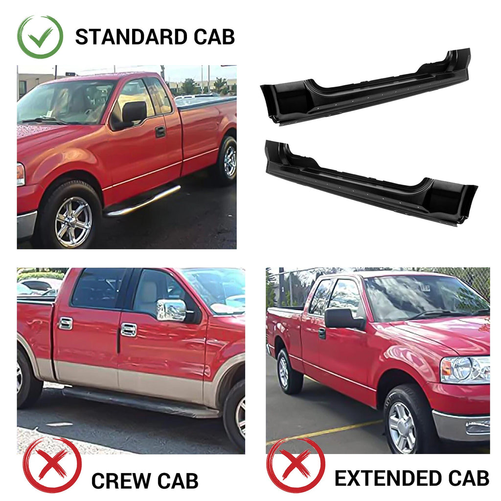 Outer Rocker Panels for Ford F-150 (2004-2008)