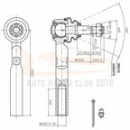 10PC Front Upper Control Arms Tie Rods Kit for Chevrolet Silverado 1500 (1999-2007)