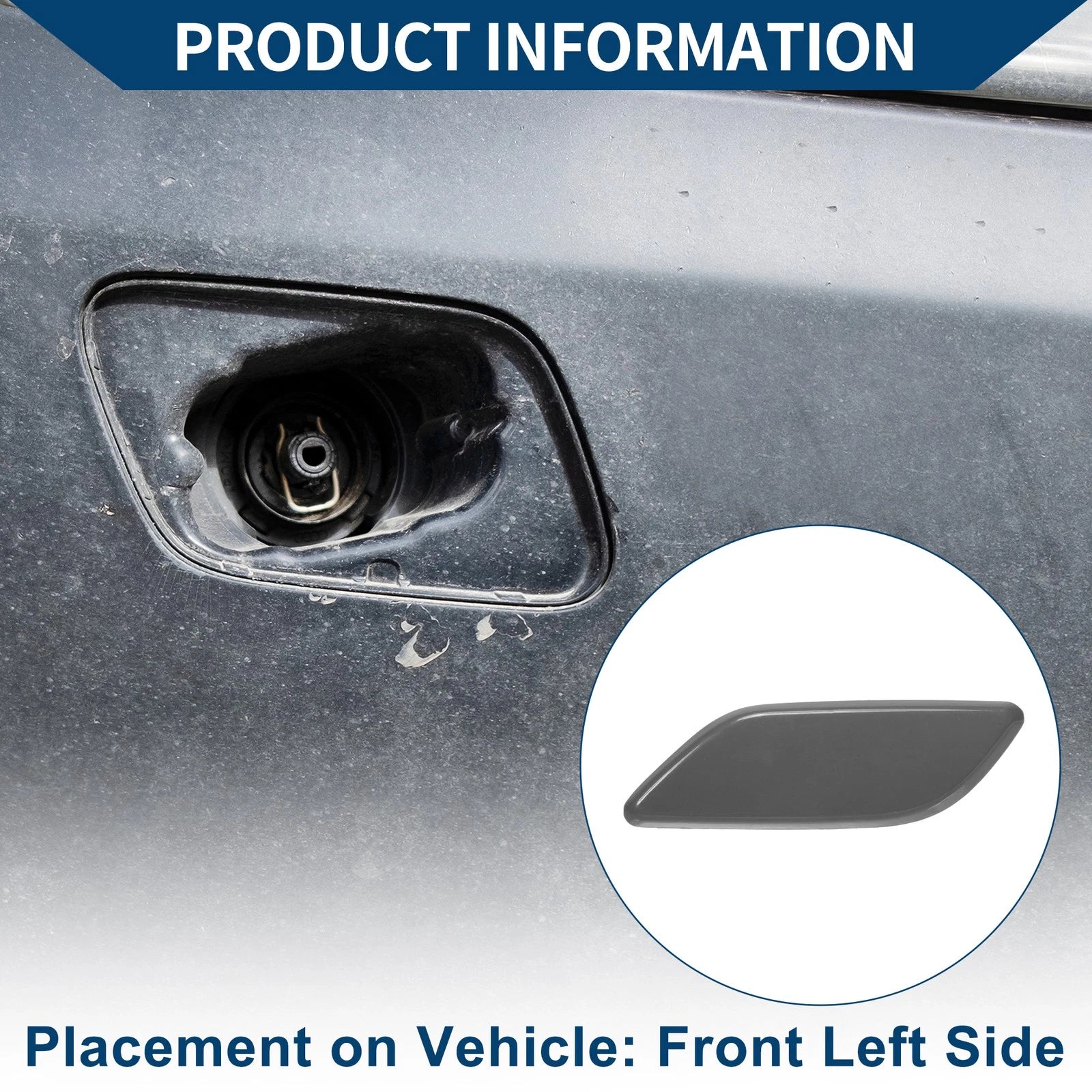Front Left Washer Nozzle Cover Cap for Honda Accord VIII (2008–2010)