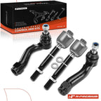 Front Inner & Outer Tie Rod End Kit for Toyota Land Cruiser (1998-2023)