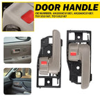 2X Interior Front Left Right Door Handle Trims for Toyota Tundra (2000–2006) Beige EXV