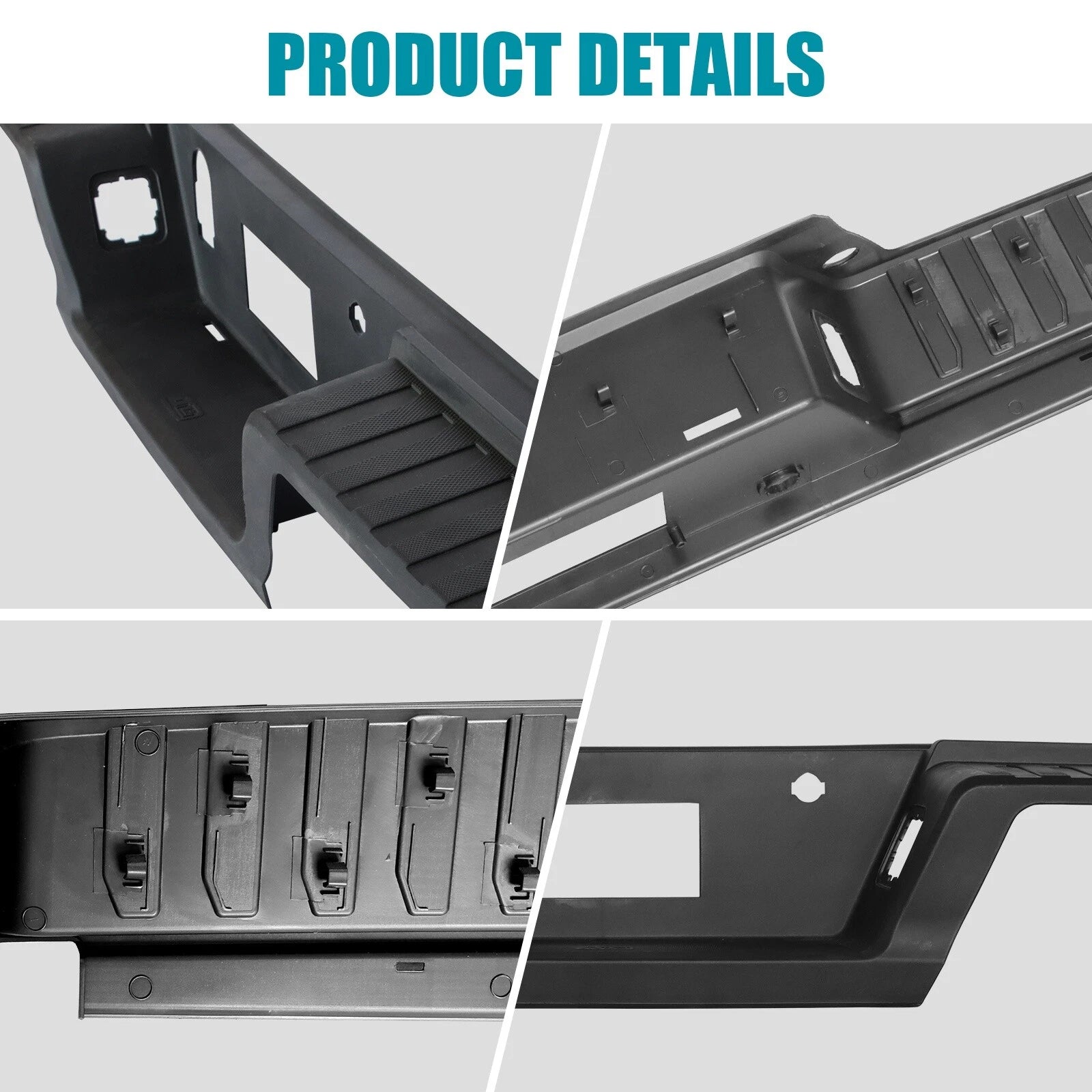 Rear Bumper Step Pad for Ford F150 (2021–2023) w/ Tow Hole