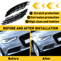 Pair of Fog Light Lamp Covers for Audi A6 C7 (2012–2015) - Black Grille